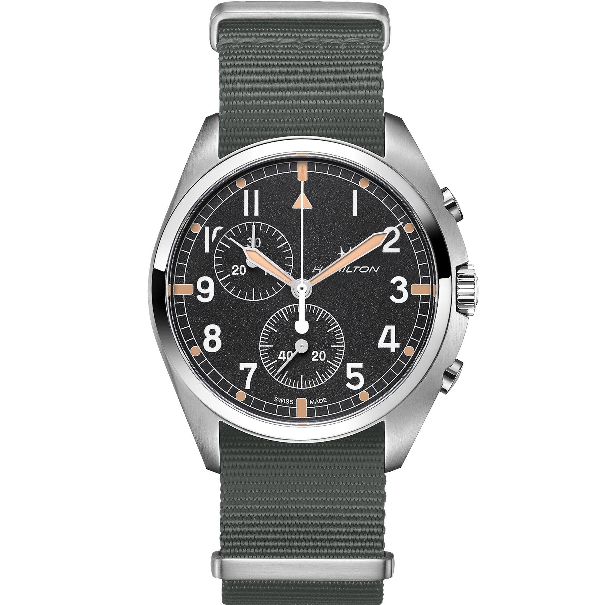 Hamilton khaki pilot discount pioneer chronograph automatic