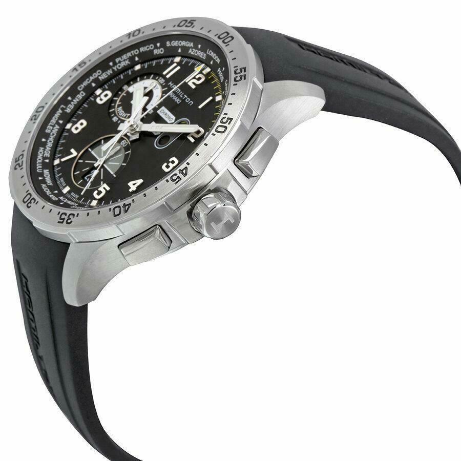 Hamilton Khaki Aviation Worldtimer Chrono Quartz Men's Watch H76714335