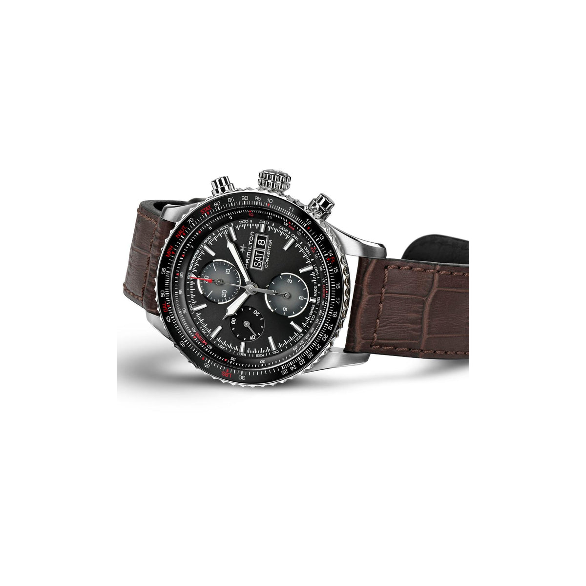 Hamilton Khaki Aviation Converter Automatic Chrono Mens Watch H76726530