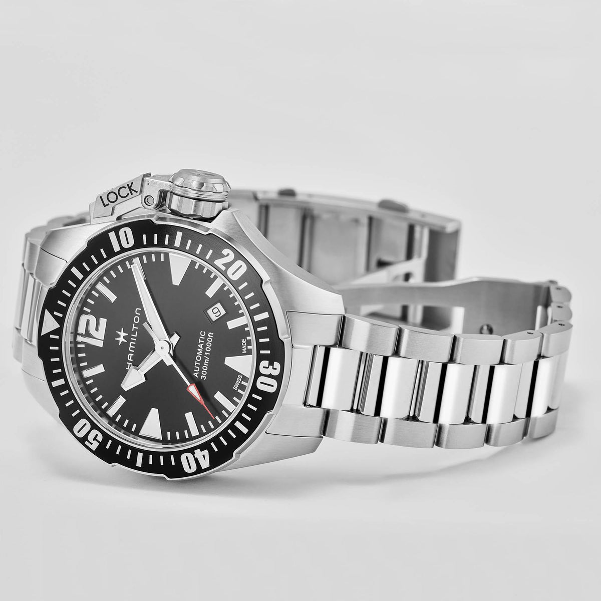 Hamilton Khaki Navy Frogman Automatic Mens Watch H77605135