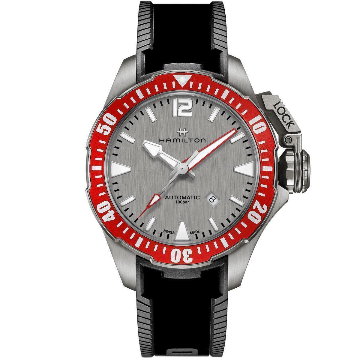 Hamilton Khaki Navy Frogman Titanium Automatic Men's Watch H77805380