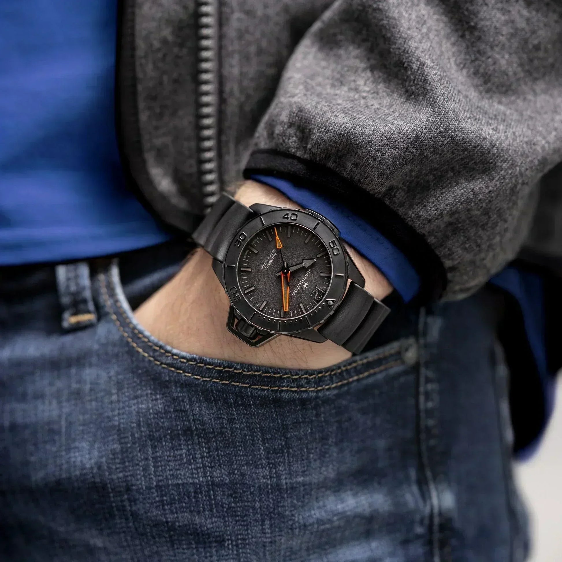 Hamilton Khaki Navy Frogman Automatic Mens Watch H77845330