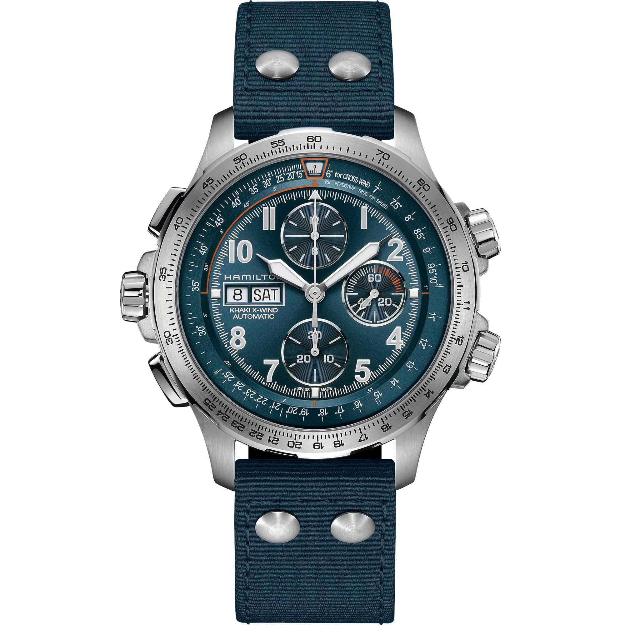 Hamilton Khaki Aviation X-Wind Automatic Chrono Men's Watch H77906940