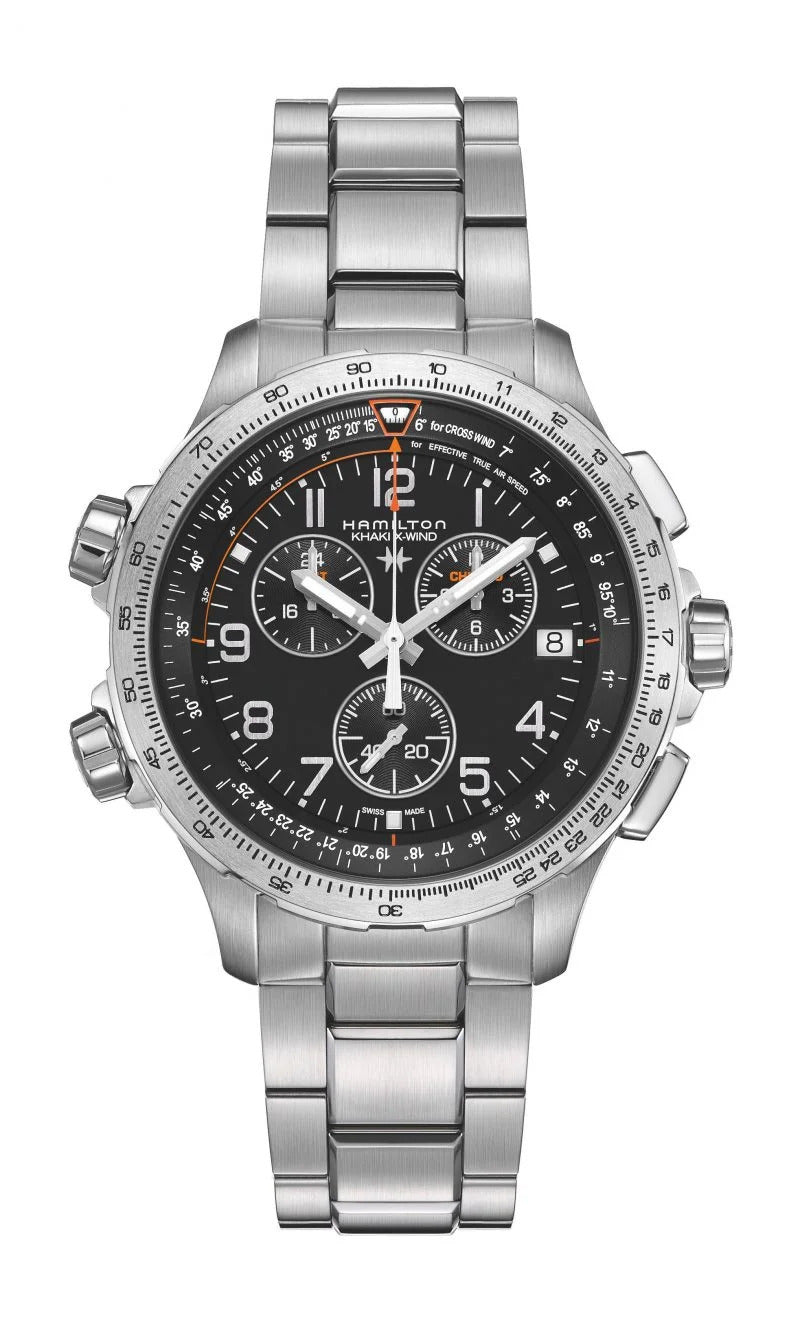 Hamilton Khaki Aviation X-Wind GMT Chrono Quartz Men's Watch H77912135