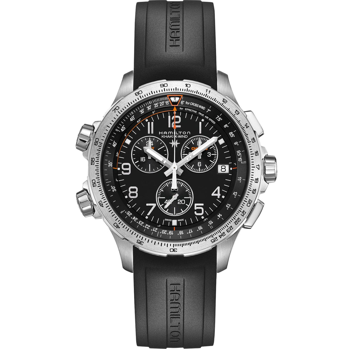 Hamilton Khaki Aviation X-Wind GMT Chrono Quartz Men&#39;s Watch H77912335