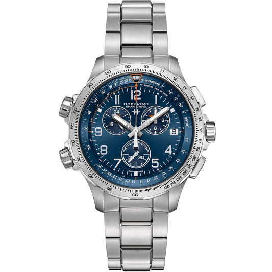 Hamilton Khaki Aviation X-Wind GMT Chrono Quartz Men's Watch H77922141