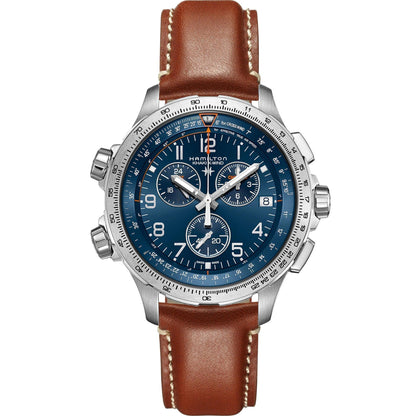 Hamilton Khaki Aviation X-Wind GMT Chrono Quartz Men's Watch H77922541
