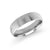 10, 14, 18 Karat White Gold 6mm high polish rounded dome light comfort fit wedding band