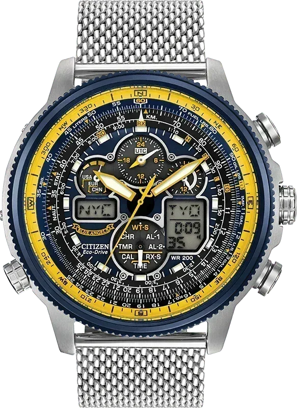 Citizen Blue Angels Eco-Drive Mens Watch JY8031-56L