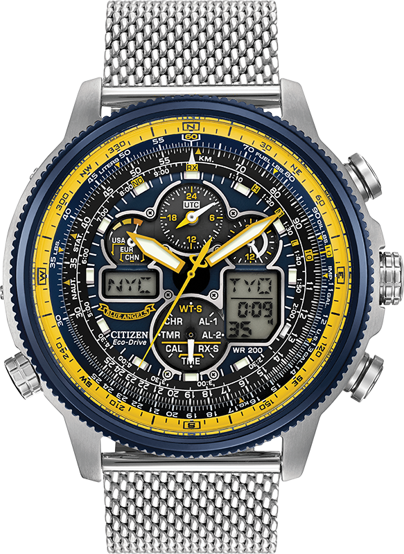 Citizen Blue Angels Eco-Drive Mens Watch JY8031-56L