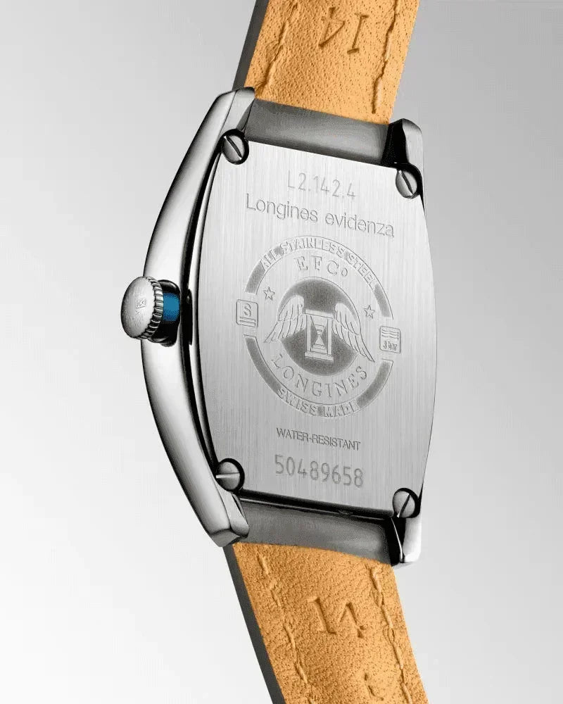 Longines evidenza leather strap online
