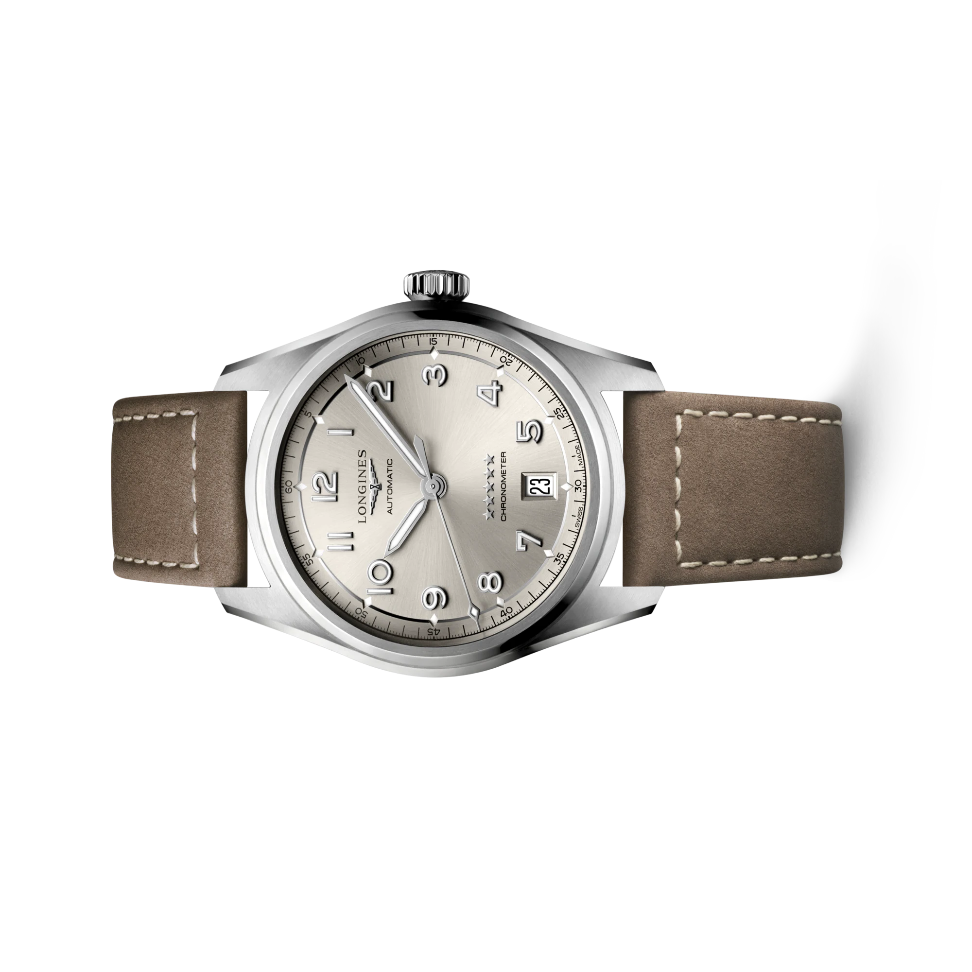 Longines discount spirit white