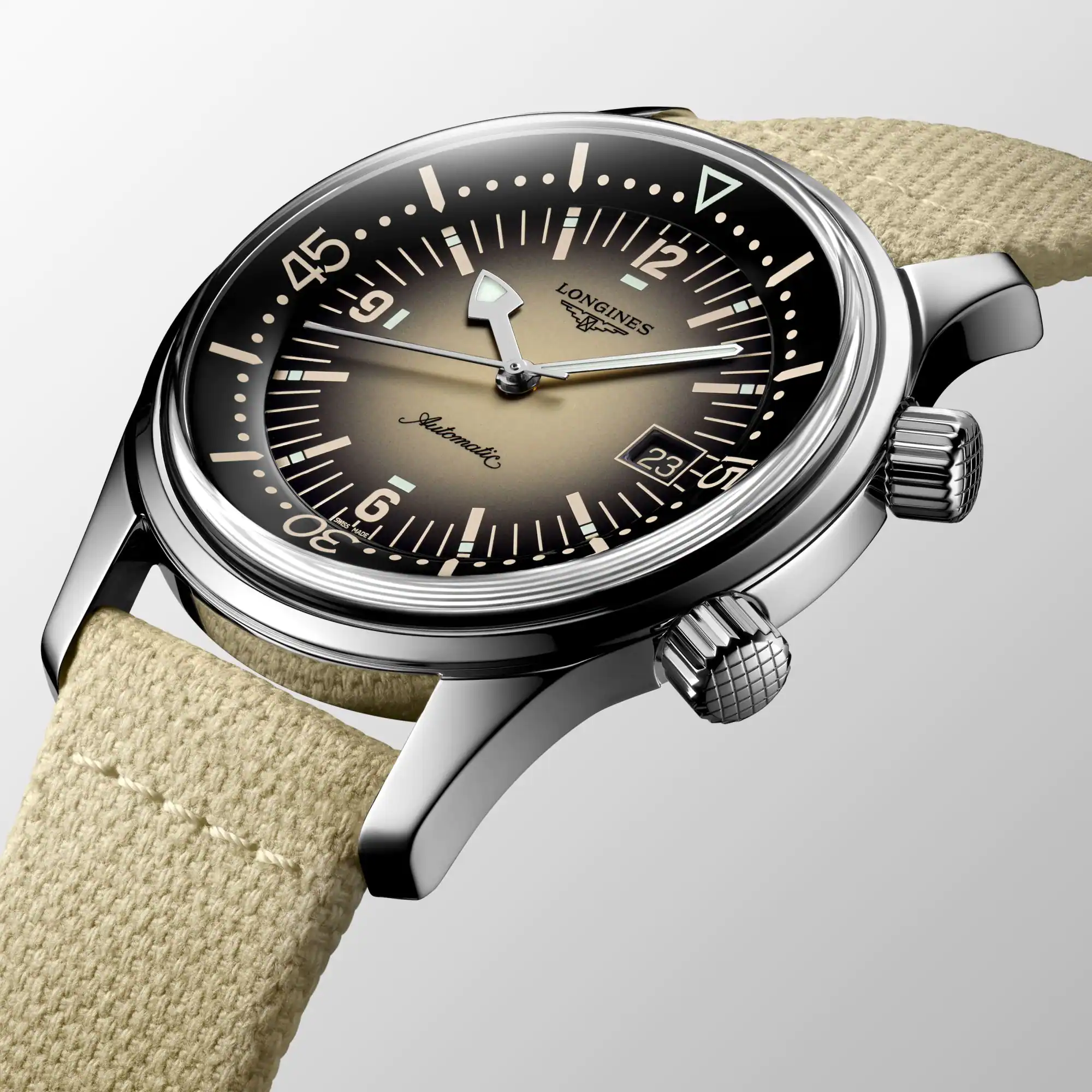 Longines legend hot sale diver gold