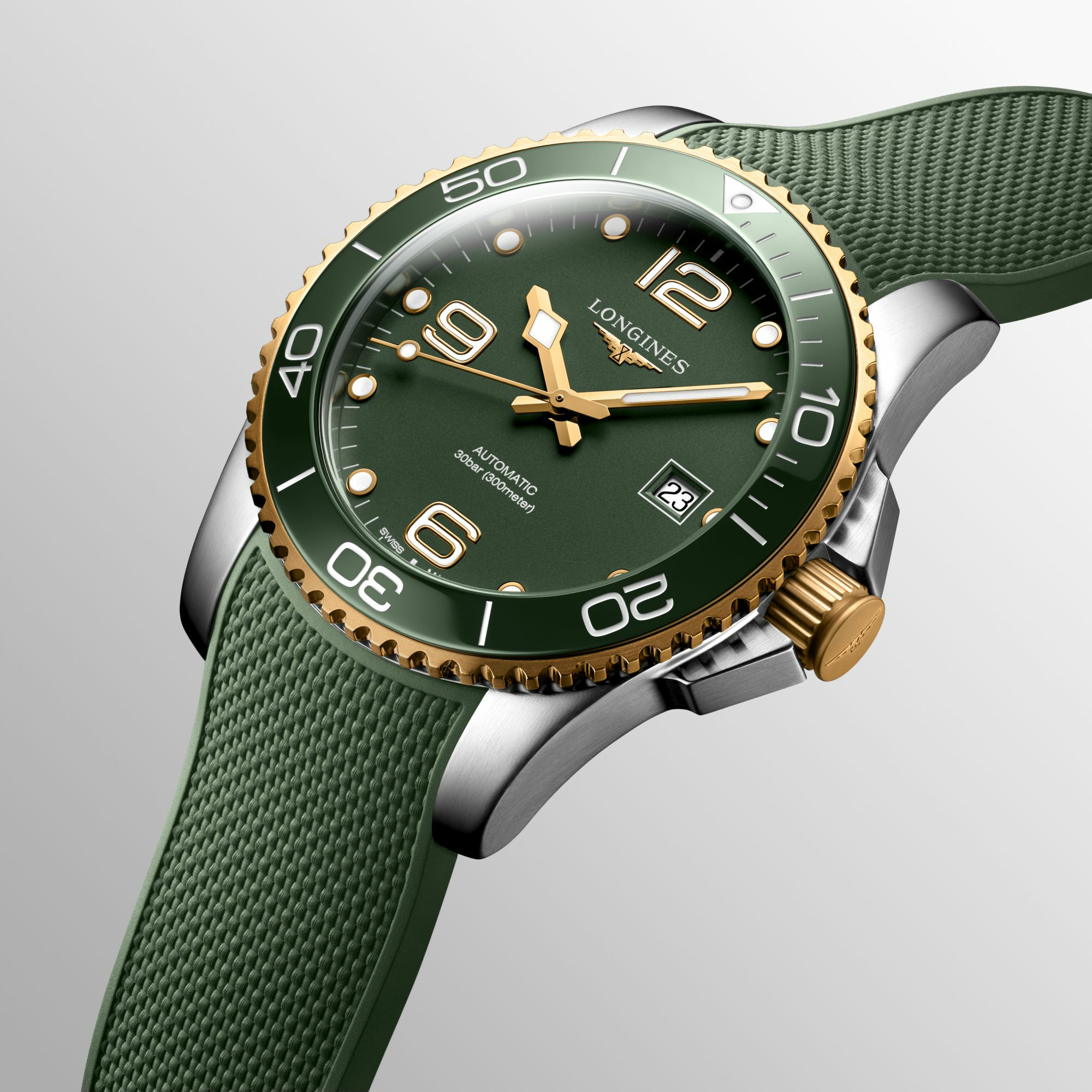 Longines green hydroconquest hot sale