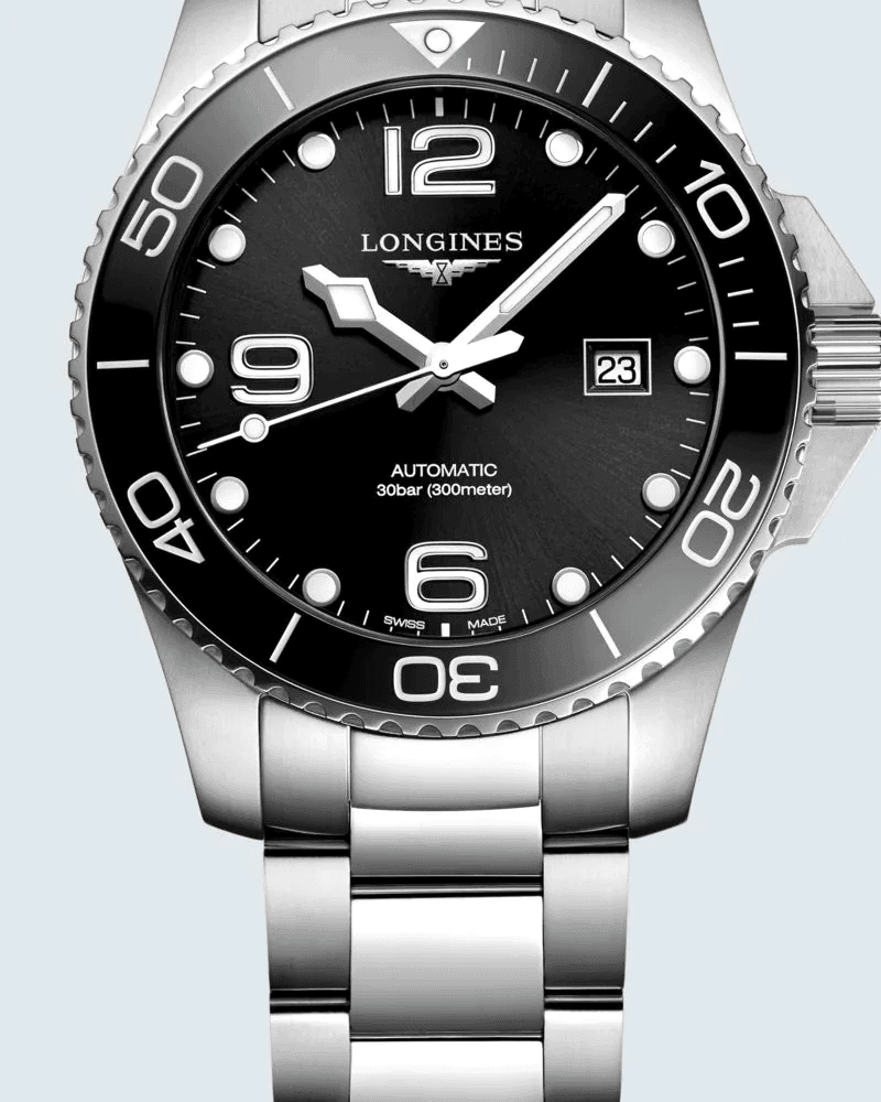 Longines Hydroconquest Automatic Men s Watch L37824566 Obsessions Jewellery
