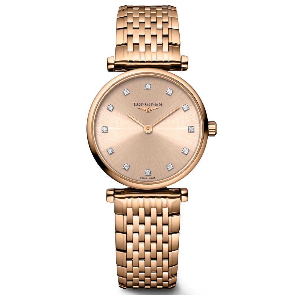 Gold longines ladies watch sale