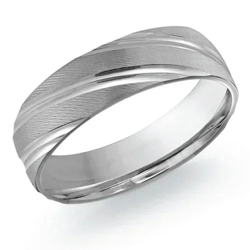 10, 14 Karat 6mm Solid Gold High Polish Rounded Lux Band