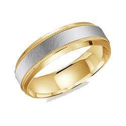 10, 14 Karat 6mm Solid Gold High Polish Rounded Lux Band