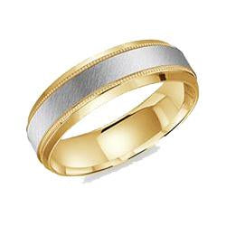 10, 14, 18 Karat 6mm Solid Gold High Polish Rounded Lux Band