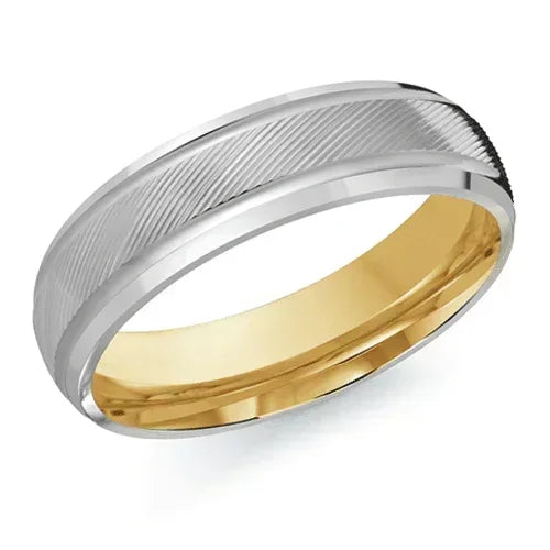 10, 14 Karat 6mm Solid Gold High Polish Rounded Lux Band