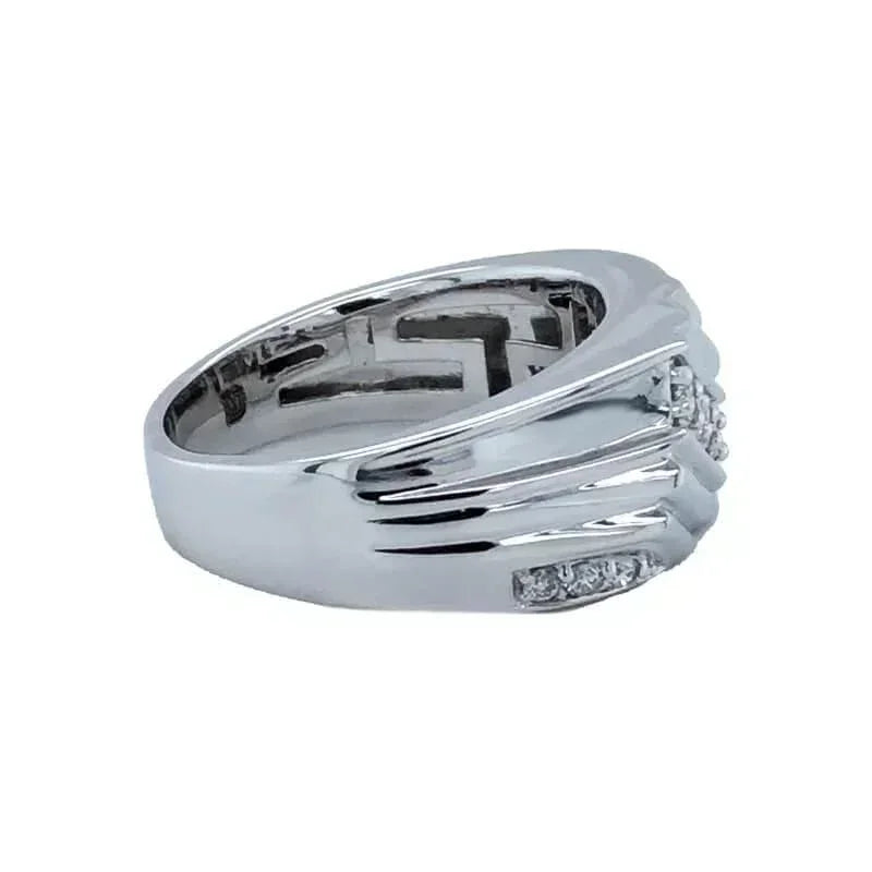 14k White Gold 0.50TDW Diamond Men's Ring