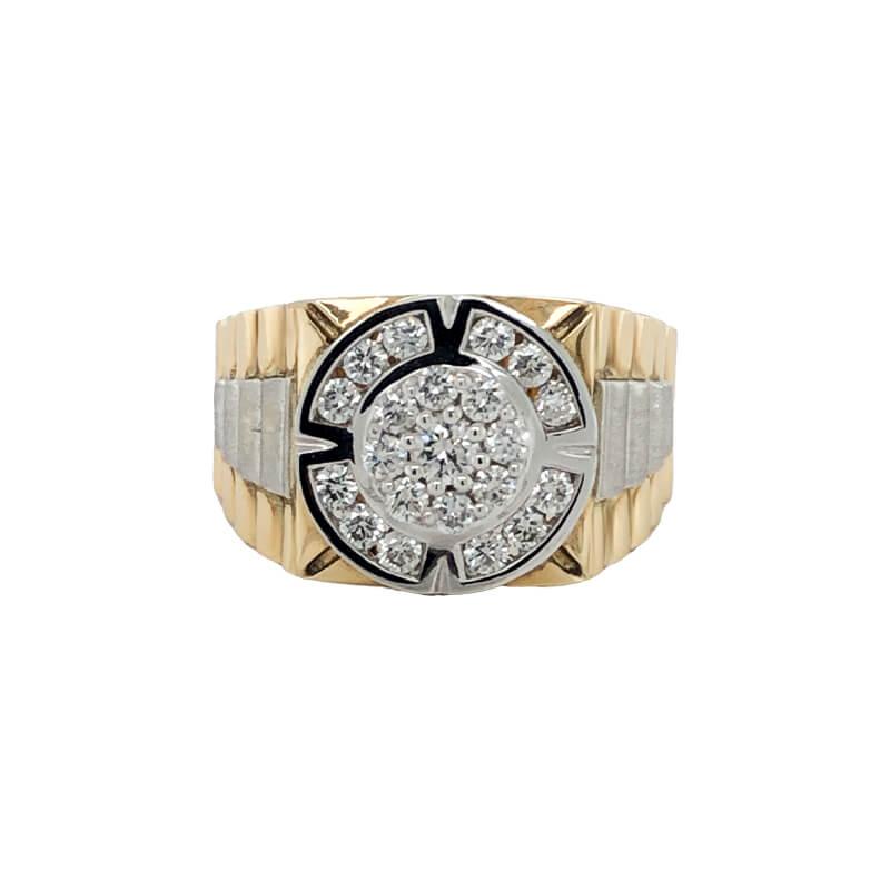 14k white gold watch mens hot sale