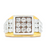 14K Yellow and White Gold 1.00TDW Cut Diamond Men's Square Top Ring