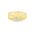 10K Yellow gold and 0.05TDW Diamond Men's Band