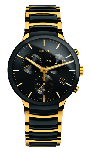 Rado Centrix Black Dial Chronograph Men&#39;s Watch R30134162