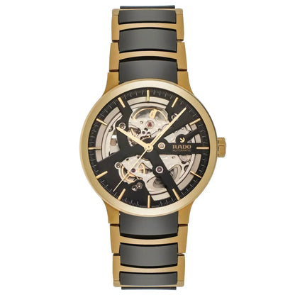 Rado Centrix Automatic Open Heart Skeleton Dial Ceramic Quartz Men's Watch R30180162