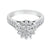 1.00 Ct TDW Diamond 14K White Gold Bridal Ring