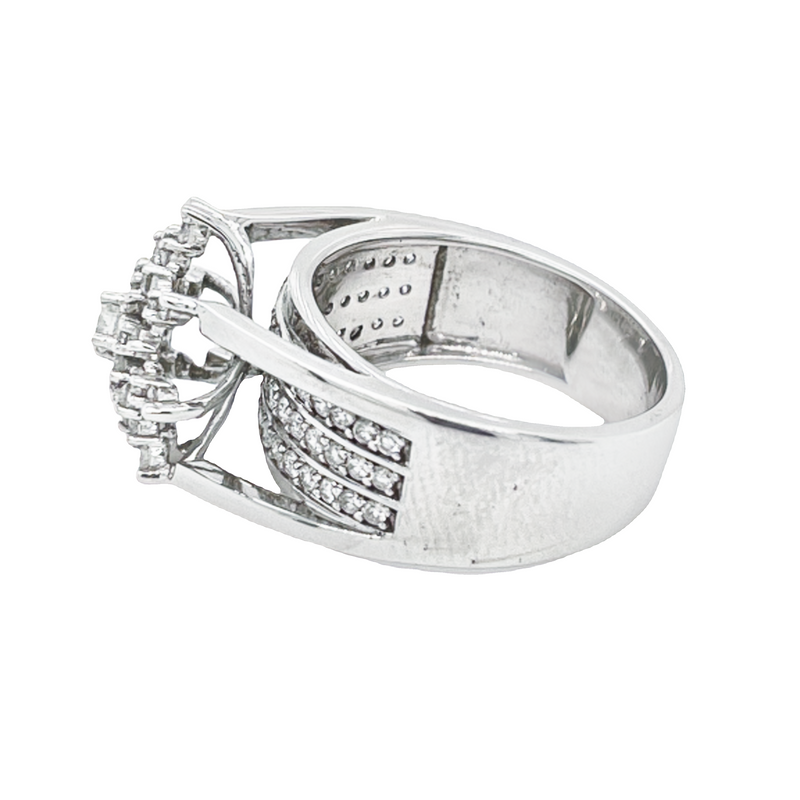 0.50 Ct TDW Diamond 10K White Gold Star Bright Special Ring