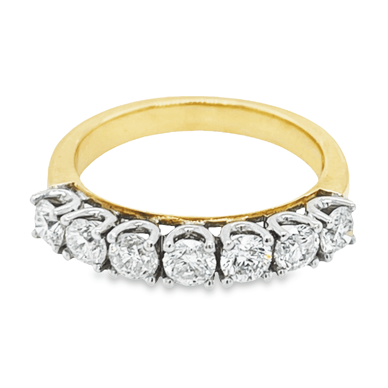 Gold and diamond anniversary bands store