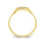 10k Yellow Gold High Polish CZ Baby Ring