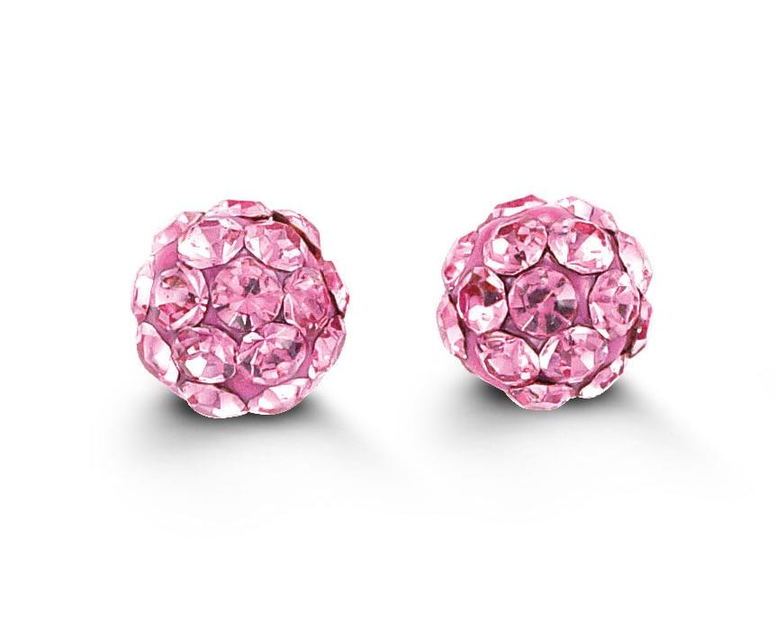 Pink diamond earrings 2025 for babies