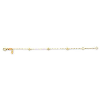 10k Yellow Gold Cross Baby Bracelet