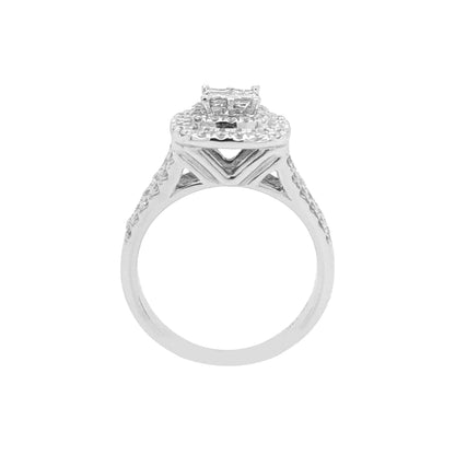 10k Yellow Gold Flat Modern Cut Cross Pendant