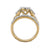 10K Yellow Gold 1.00TDW Diamond Imperial Illusion Head Wedding Set
