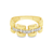 10K Yellow Gold 0.15TDW Diamond Imperial Men's Ring