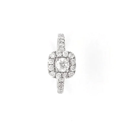 14K White Gold 1.50TDW Diamond Three Piece Halo Bridal Set