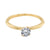 0.33CT Diamond 14K Yellow Gold Solitaire Ring