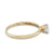 0.33CT Diamond 14K Yellow Gold Solitaire Ring