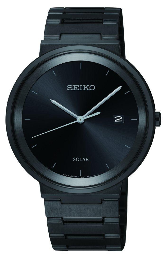 Seiko solar mens on sale watch