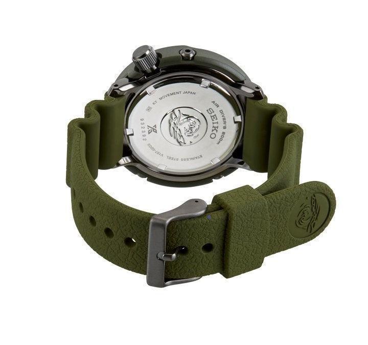 Seiko Prospex Street Sports Solar Diver's 200M Green Dial Men's Watch SNE535P1