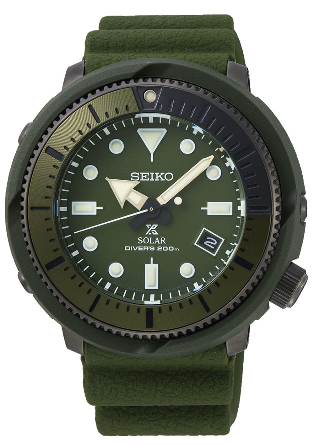 Seiko Prospex Street Sports Solar Diver s 200M Green Dial Men s Watch SNE535P1