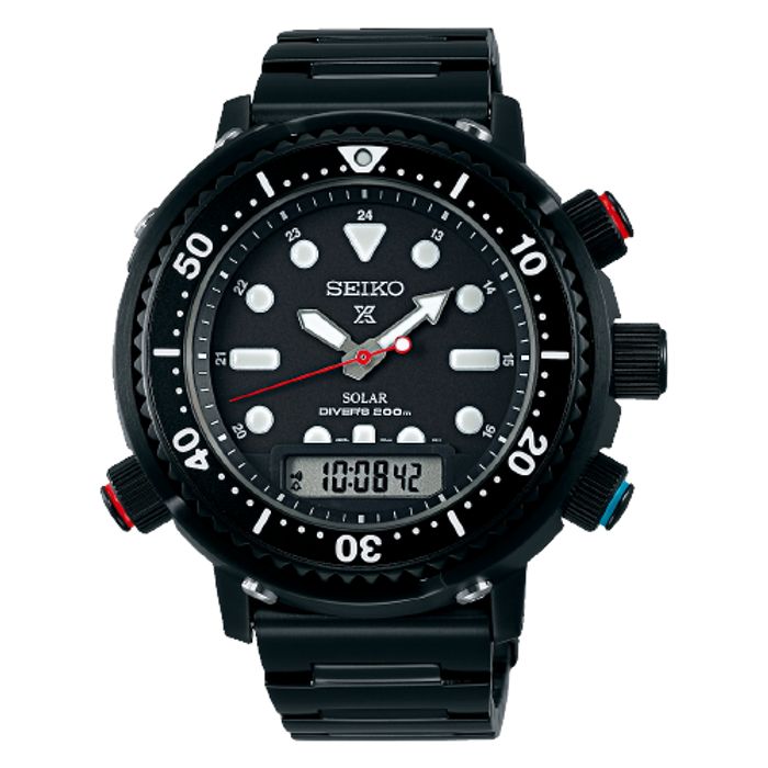Seiko Prospex Hybrid Diver’s Limited Edition Solar Men&#39;s Watch SNJ037P1