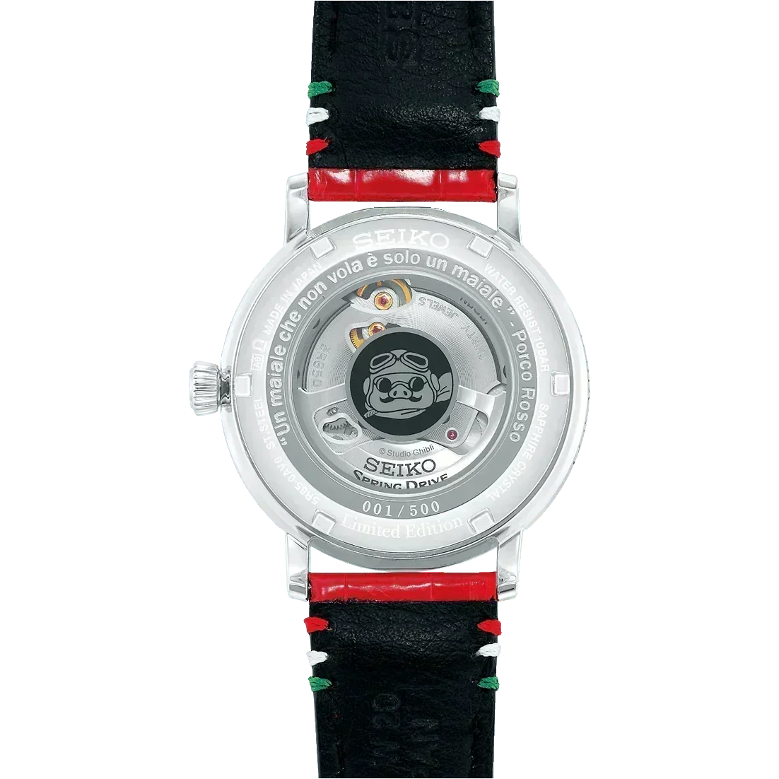 Seiko Presage PORCO ROSSO Limited Edition Spring Drive Men's Watch SNR047J1