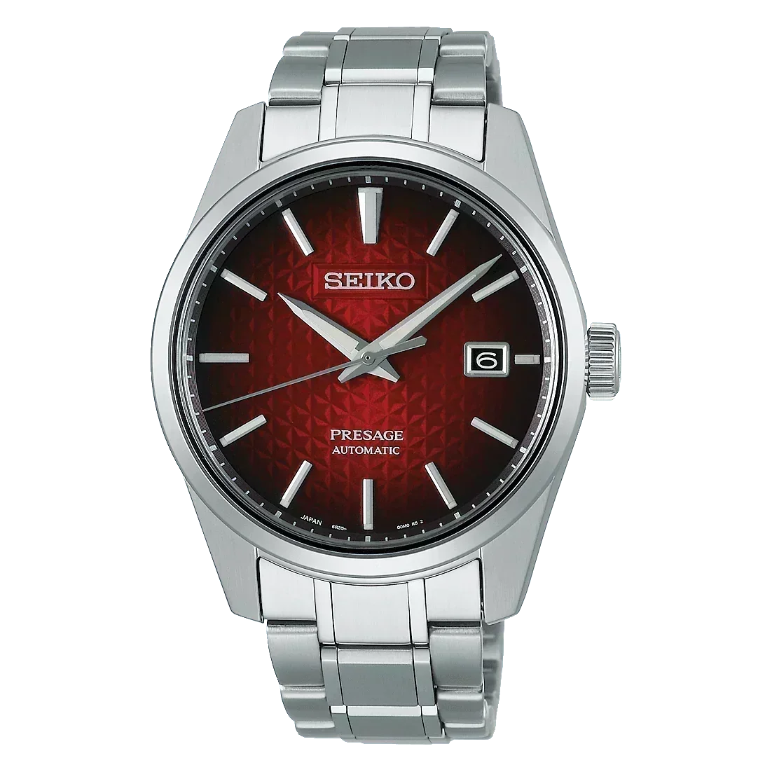 Seiko Presage Sharp Edged Red Dial Automatic Men's Watch SPB227J1