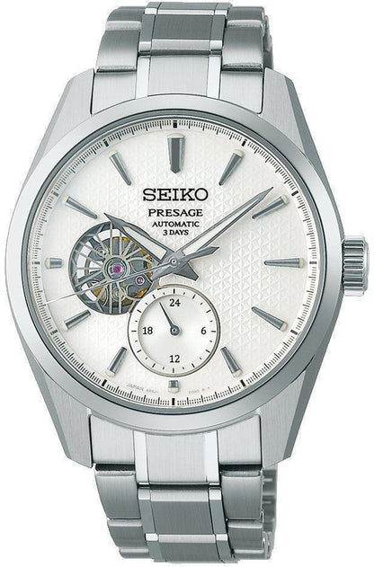 Seiko Presage Shiro Sharp Edged Automatic Mens Watch SPB415J1