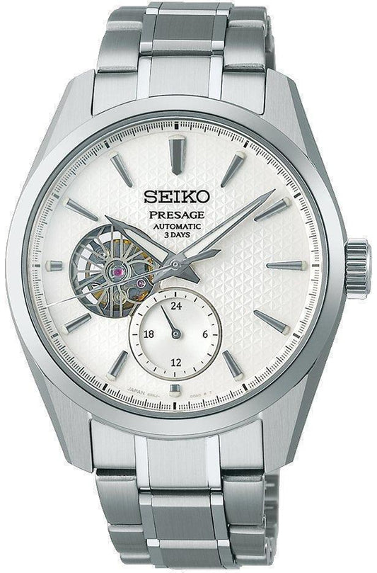 Seiko Presage Shiro Sharp Edged Automatic Mens Watch SPB415J1